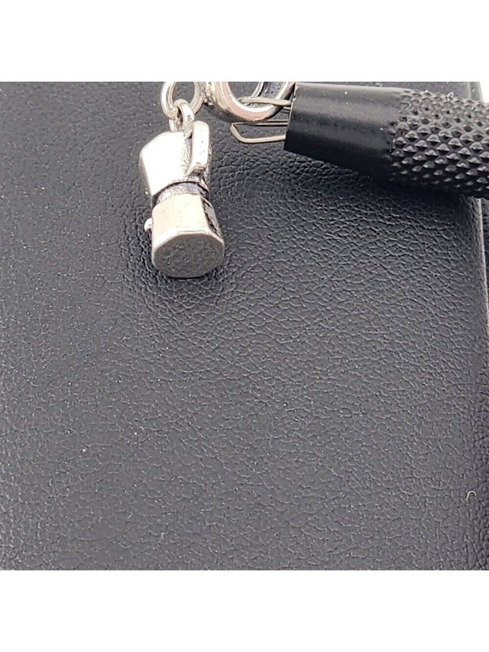 Sterling Silver 925 Coffee Pot Charm | Espresso Maker Pendant - Picture 5 of 8